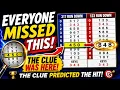 Everyone Missed This Pick 3 Clue Then It Hit