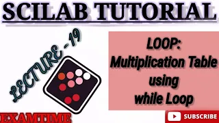 HOW TO GENERATE THE MULTIPLICATION TABLE USING WHILE LOOP LOOP STATEMENT