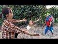 Download Lagu So Touching! Mom and Baby Monkey Welcome Abu Back from School