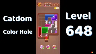 Catdom Color Hole Level 648 Screenshot