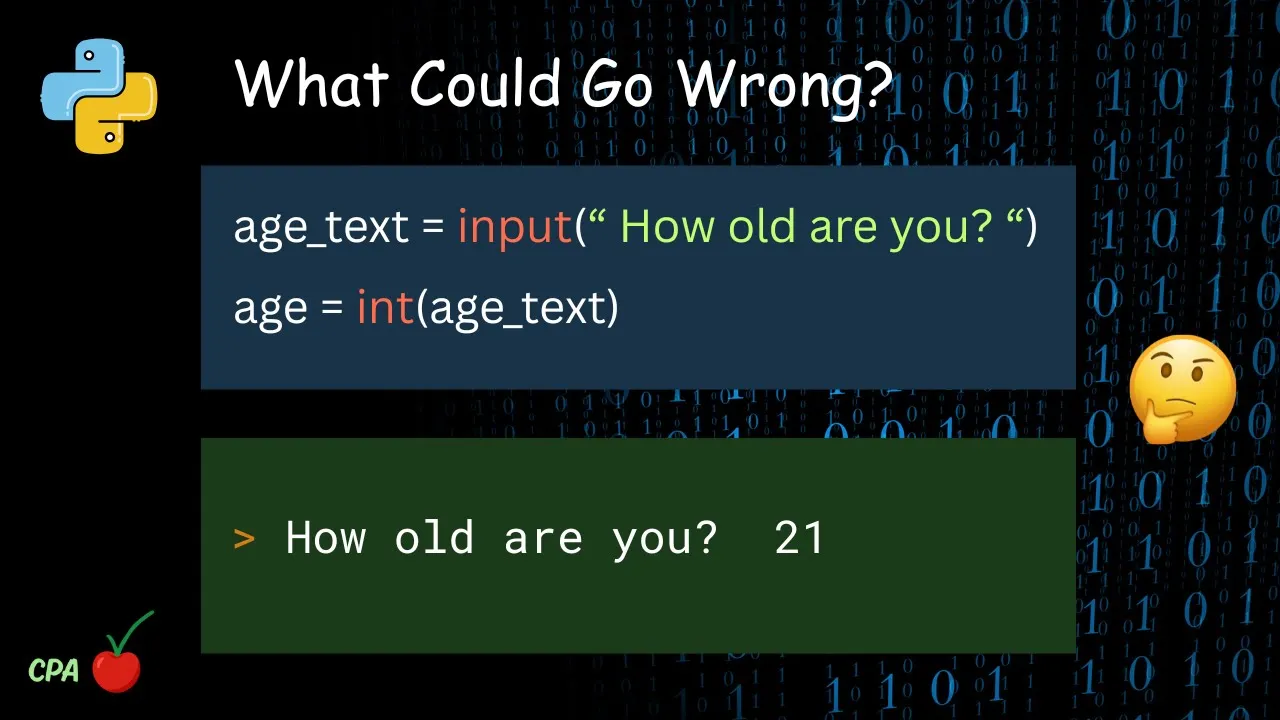 Python Try Except Explained Simply | Python for Beginners
