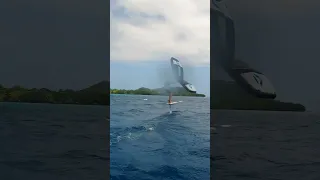 High froth levels at this amazing spot! And all to our selves as well!  #sailingfamily #kitesurfing