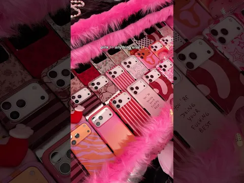 POV: you love pink 🩷 #burga #pink #cases #collection #iphonecase #cutephonecase #cute #asmr