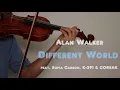 Alan Walker - Different world feat. Sofia Carson, K-391 & CORSAK - Violin Cover