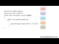 Basic Structure of Java Applet Hindi