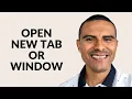 How to open new tab or window in Selenium 4 automateNow