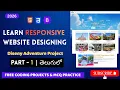 How to Build a Responsive Website in Telugu Part 1 HTML CSS Bootstrap