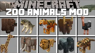 ZOO ANIMAL SECURITY MOD - Protect the ZOO FROM DANGEROUS ANIMALS Minecraft Mods
