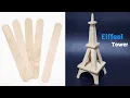Download Lagu Making Eiffel tower by ice cream sticks - DIY craft