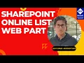 SharePoint Online List Web Part With Dynamic Filtering