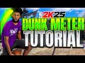 Full Dunk Meter Tutorial Get a Contact Dunk EVERY TIME Best Dunk Animations MORE