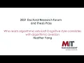 Who resists algorithmic advice Cognitive style correlates with algorithmic aversion