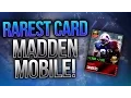 The Rarest Card In Madden Madden Mobile 16 Gameplay