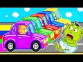 Download Lagu Lion Family 🍒 Color Gems \u0026 Color Ice Cream #2 | Cartoon for Kids