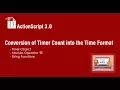 Converting the Timer Class Counter into the Time Format MM SS in Flash Using ActionScript 3 0