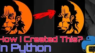 Hunuman ji python turtle program on
