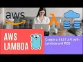AWS Lambda Microservice with API Gateway Lambda and RDS