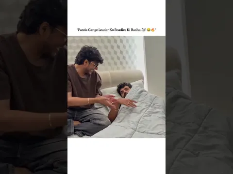 Panda Gange Leader Ko Roadies Ki Badhai🐼 😂🔥 #nischaymalhan #ruchikarathore #abhishekmalhan