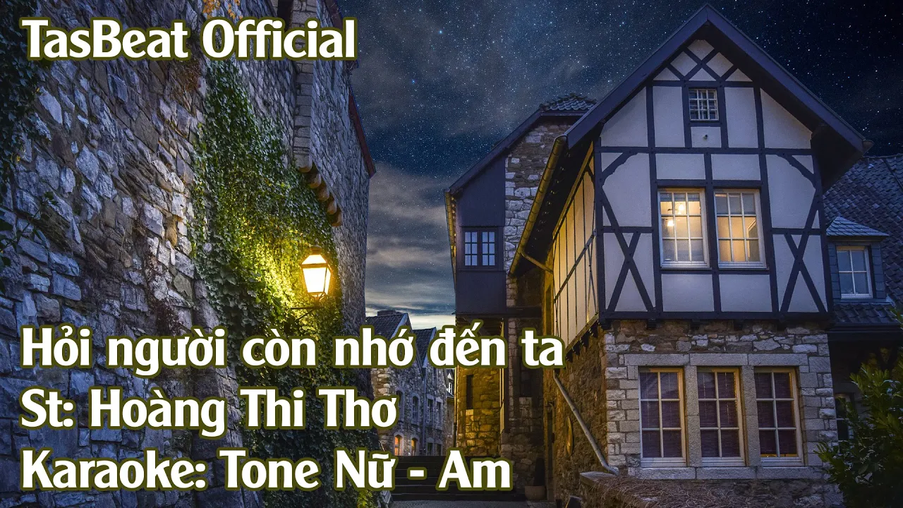 Karaoke Hỏi Người Còn Nhớ Đến Ta - Tone Nữ | TAS BEAT