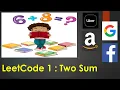 LeetCode 1 Two Sum