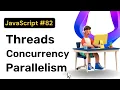 Threads Concurrency and Parallelism JavaScript Hindi Operating System Coding Scenes