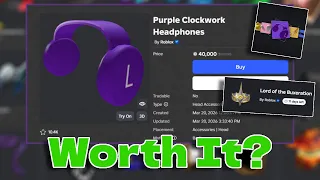 Are The Purple Clockwork Headphones Worth It ROBLOX SALE