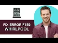 Whirlpool Range F1E0 Error Code FIX