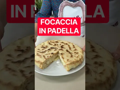 FOCACCIA IN PADELLA COTTO E FORMAGGIO - NUOVO VIDEO