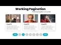 How to Make a Working Pagination With Examples - Functional With UI Cards