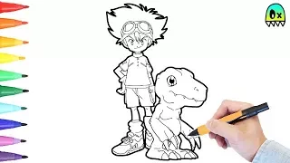 Coloring Pages Digimon Colouring book fun I Coloring s for Kids