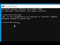 php is not recognized as an internal or external command operable program or batch file