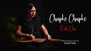 chupke chupke raat din hawaiian guitar instrumental cover by sonali nath
