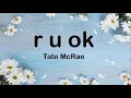 Download Lagu Tate McRae - r u ok (Lyrics)
