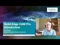 An Introduction to Solid Edge CAM Pro Lesson 1