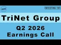 TriNet Group Q2 2026 Earnings Call Professional Employer HR Platform Services Scale