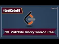 Problem LeetCode Validate Binary Search Tree Solution Explained Crack it Acharya Vemu