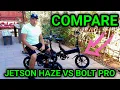 Jetson Haze Vs Jetson Bolt Pro Folding Electric Bike Costco Bikes