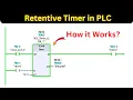 Retentive Timer in PLC TIA portal Ladder Lagic programming Tutorial