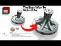 THE EASIEST WAY TO MAKE RIB IN NX SIEMENS NX SIEMENS TUTORIAL