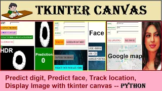 Tkinter canvas widget in python How to create canvas and how to add images in tkinter window