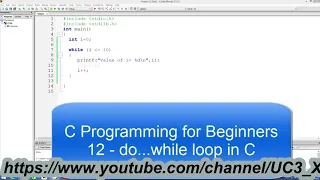 C - Programming For Beginners Tutorial 9