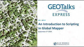 An introduction to scripting in Global Mapper