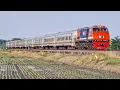 Download Lagu FULL NGEBUT 120KM/H KERETA ELIT DI PERBATASAN DAOP 7-8!! Kereta Api Sore di Area Mojokerto - Jombang