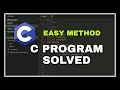 SOLVED Program to PRINT STRING STILL CHARACTER IN C