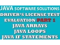 Java Programming Challenge Part 1 Driver s License Test Evaluation Java arrays loops