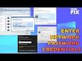 How to Fix Enter Network Password Credentials Windows File Sharing