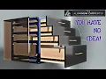 Strongest Drawer Cabinet Concealed Aluminum Frame