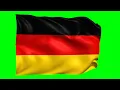 Green screen Footage Germany Waving Flag Green Screen Animation Royalty-Free