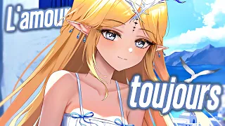 Nightcore - L'amour Toujours (Remix) (Lyrics)