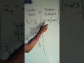 Number Base vs Modular Arithmetic
